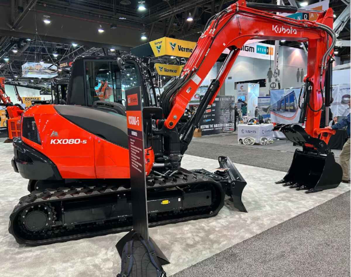 A Closer Look At Kubota’s New Largest Excavator, The KX080-5