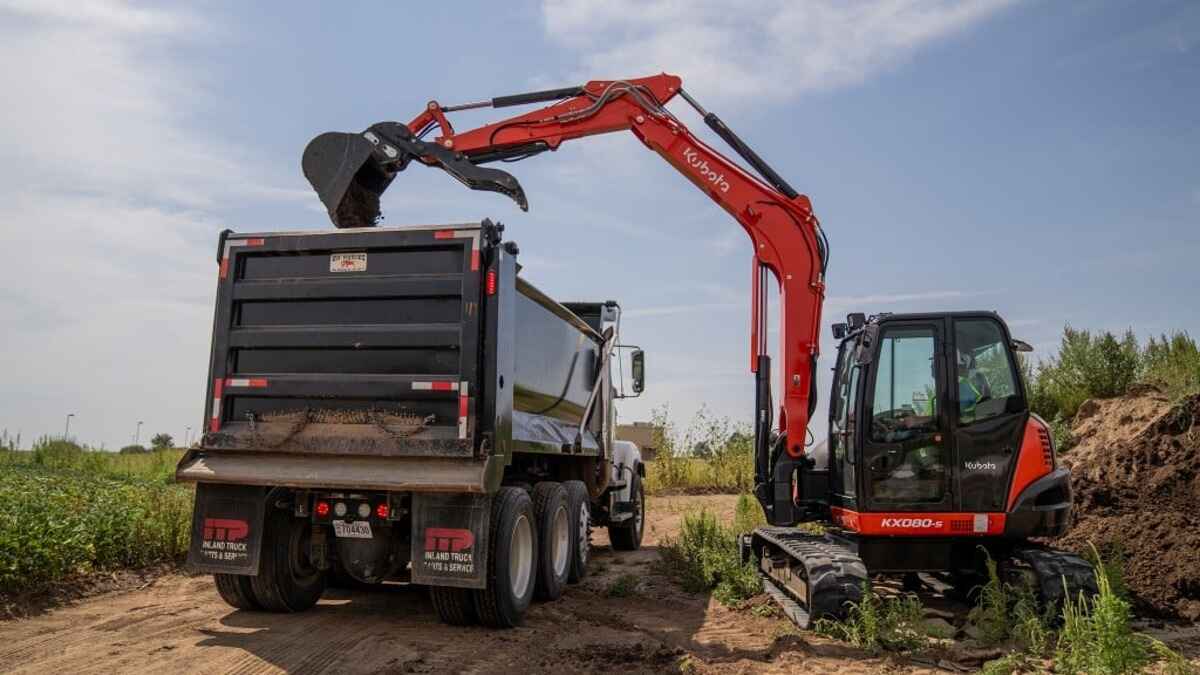 Kubota Reinvents Popular 8-ton Compact Excavator To Boost Power And Increase Operator Comfort